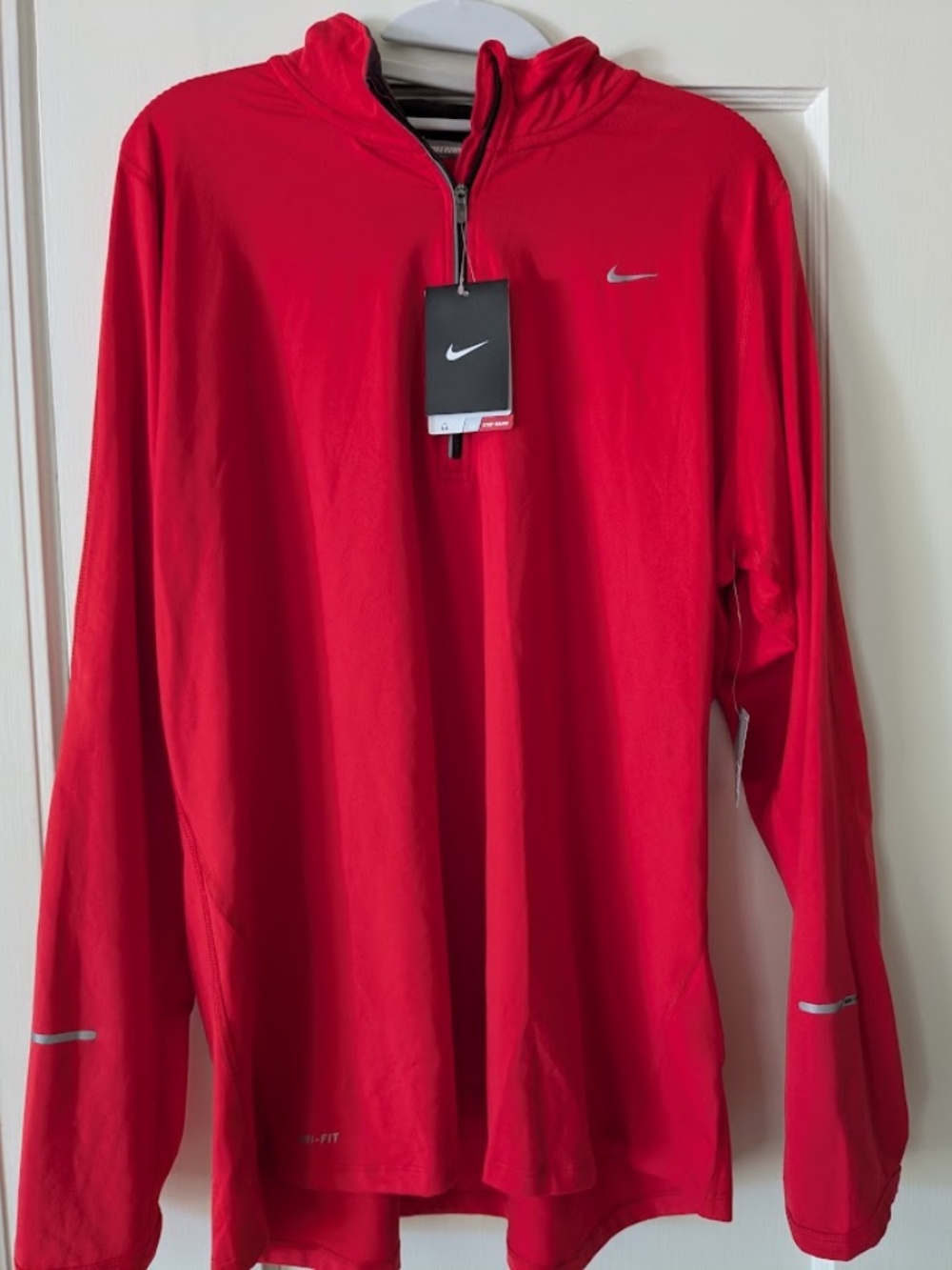 Nike Women's Plus Size Quarter Zip Dri-Fit Pullover